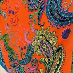 Large 100% silk scarf